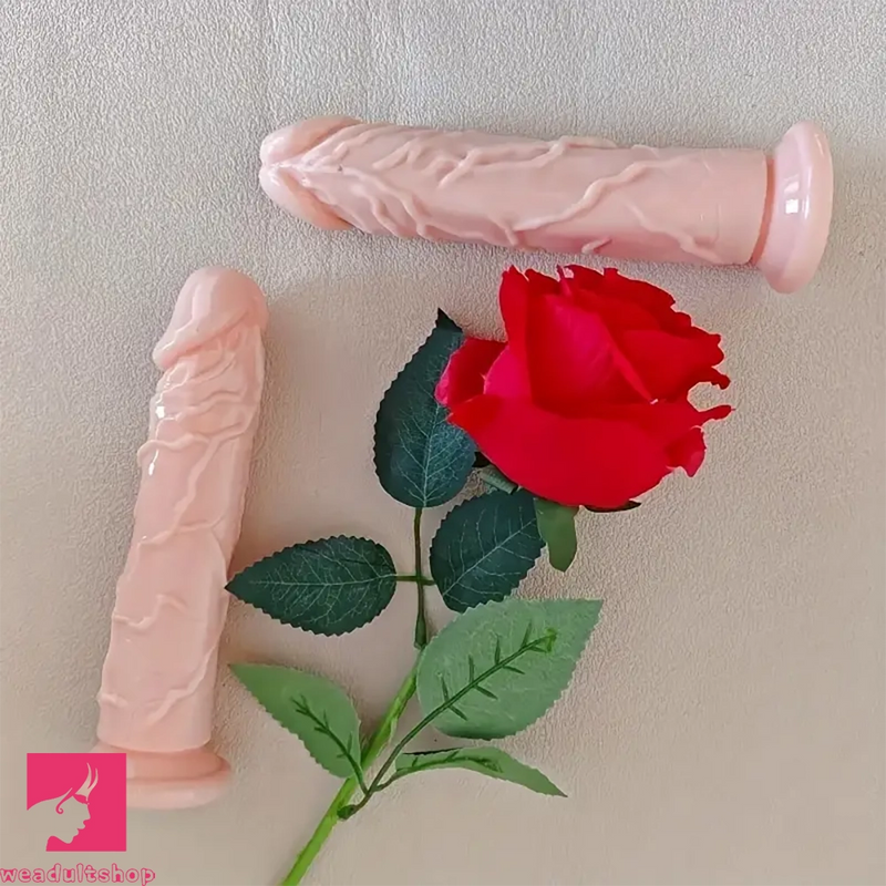 6.69in 7.48in 8.27in Realistic Veined Personal Massager Cock Dildo