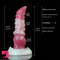 6.9in-9.1in Monster Fantasy Silicone Odd Soft Dildo For Women Sex