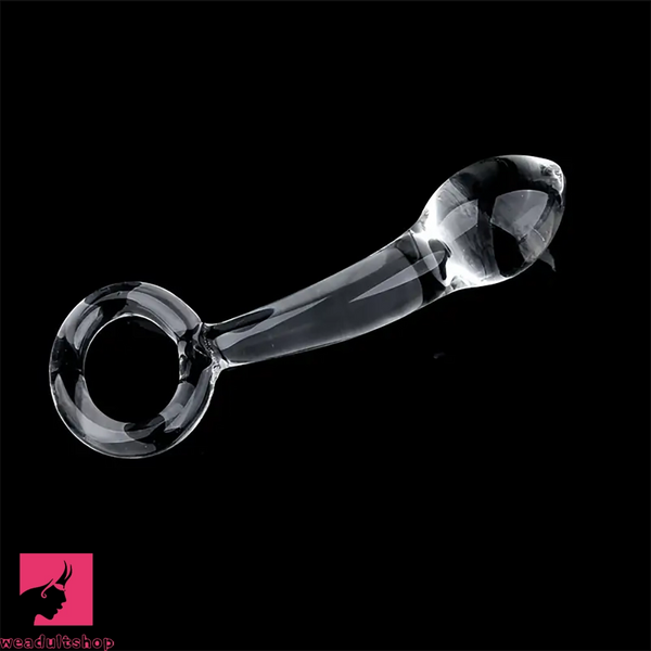 5.91in Hand Pull Crystal Glass Dildo Manual Adult Intimate Adult Toy