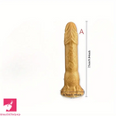 7.48in 9.84in Dragon-Shaped Large Golden Dildo SM Pleasure Sex