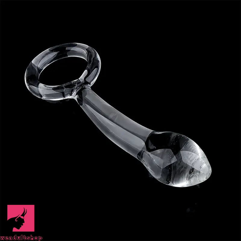 5.91in Hand Pull Crystal Glass Dildo Manual Adult Intimate Adult Toy