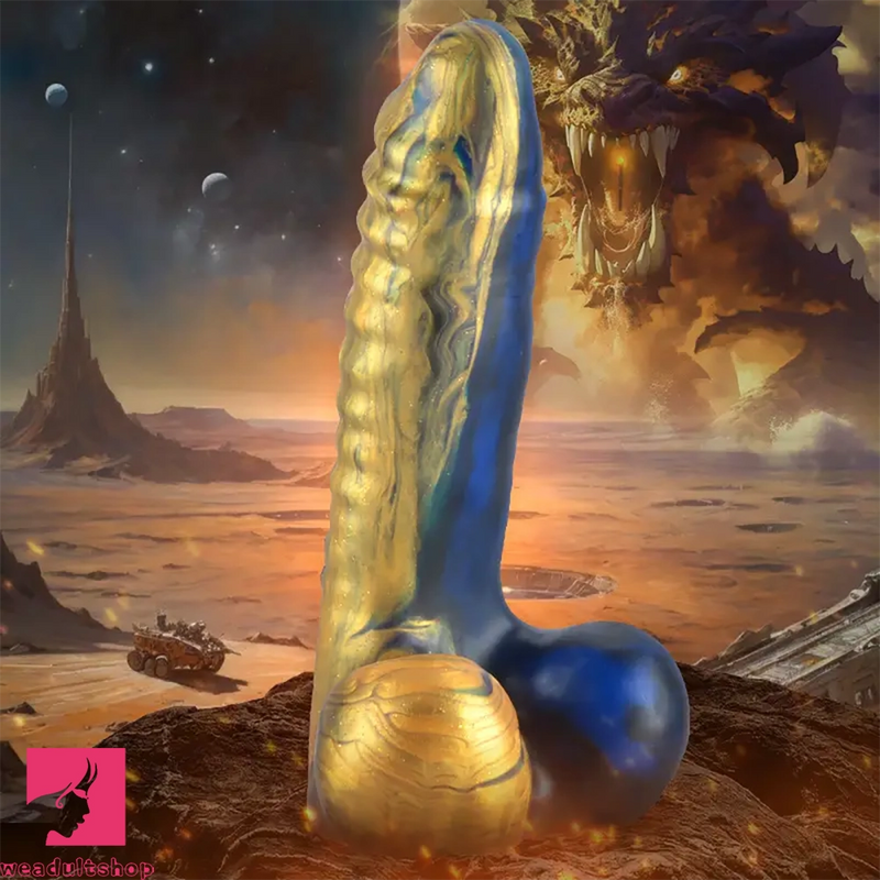 7.5in Realistic Silicone Soft Flexible Monster Odd Dildo For Adults