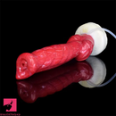 9.45in Silicone Soft Big Dog Knot Dildo With Water Spray For Orgasm