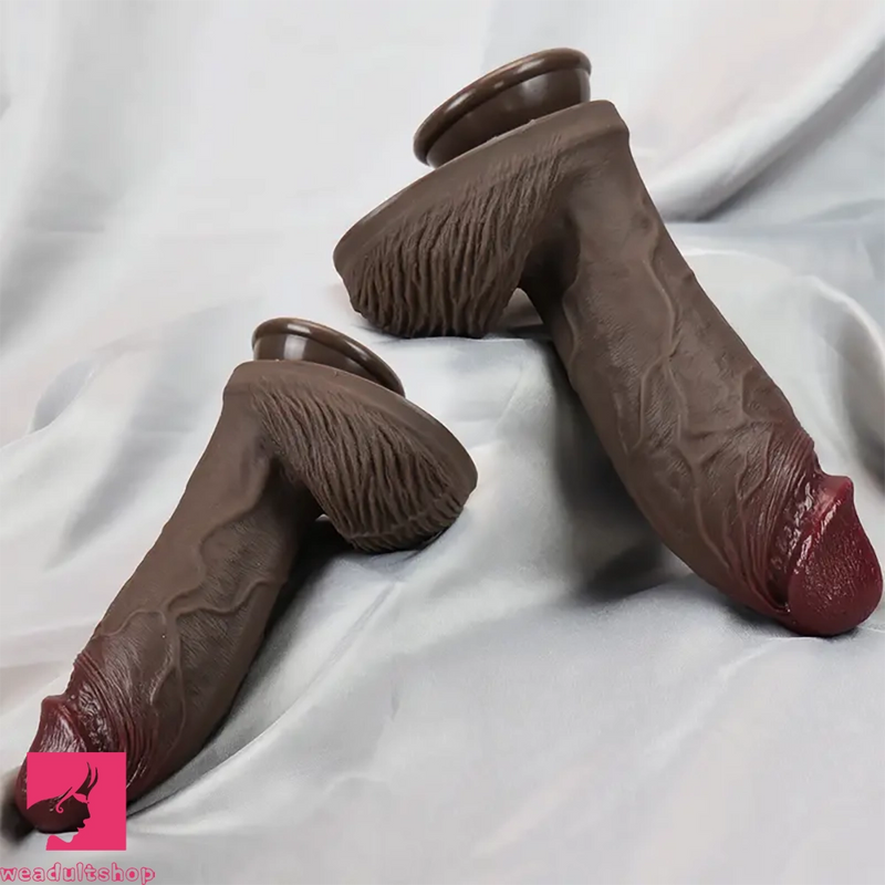 7.09in 7.48in 8.27in Realistic Silicone Dildo With Multiple Sizes Toy