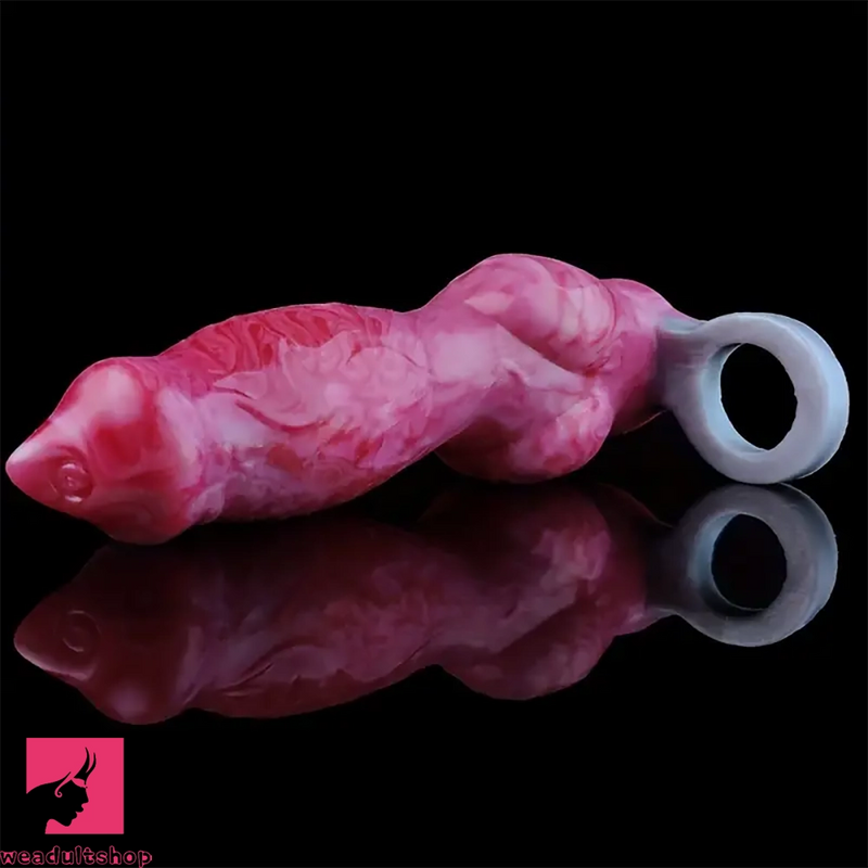 8.07in Fantasy Cock Sheath Dog Hollow Sleeve Knot Hollow Dildo