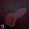 5.82in Liquid Silicone Glow in the Dark Monster Uncut Penis Dildo