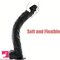 17in Prostate Gland Massage PVC Huge Black Long Dildo For Adults