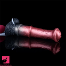 10.03in Realistic Horse Squirting Silicone Animal Penis Fantasy Dildo