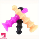 8.5in Ribbed Anal Plug PVC Dildo Big Anus Expansion Women Love Toy