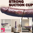 8.66in Telescopic Vibrating Heating Rotation Realistic Soft Cock Dildo