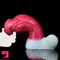 9.05in Large Testis Design Thick Silicone Soft G-Spot Female Dildo