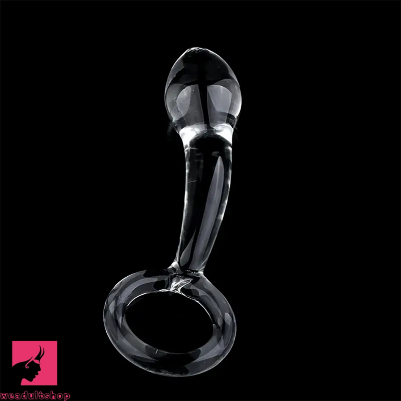 5.91in Hand Pull Crystal Glass Dildo Manual Adult Intimate Adult Toy