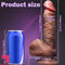 8.66in 4in1 Vibrating Thrusting Rotation Heating Automatic Real Dildo