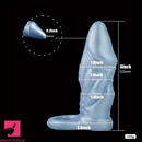 6in Monster Penis Sleeve Soft Silicone Penis Extender Hollow Dildo