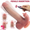 8.85in Realistic Expandable Heated Silicone Tongue Lifelike Dildo