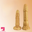 7.48in 9.84in Dragon-Shaped Large Golden Dildo SM Pleasure Sex