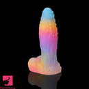 5.82in Liquid Silicone Glow in the Dark Monster Uncut Penis Dildo