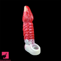 8.27in Octopus Tentacle Soft Silicone Anatomy Sleeve Hollow Dildo