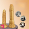 7.48in 9.84in Dragon-Shaped Large Golden Dildo SM Pleasure Sex