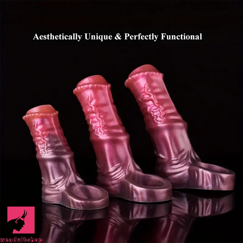 3.54in 4.72in 5.51in Animal Horse Cock Sleeve Enlargement Dildo