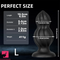 5.75in 6.5in Silicone Anal Plug Dildo Masturbator For Men Sex Toy