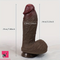 7.09in 7.48in 8.27in Realistic Silicone Dildo With Multiple Sizes Toy