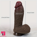 7.09in 7.48in 8.27in Realistic Silicone Dildo With Multiple Sizes Toy