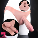 6.4in Silicone Strap-ons Penis Sleeve Hollow Dildo With Pants Adult Toy