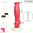 9.45in Silicone Soft Big Dog Knot Dildo With Water Spray For Orgasm