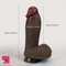 7.09in 7.48in 8.27in Realistic Silicone Dildo With Multiple Sizes Toy