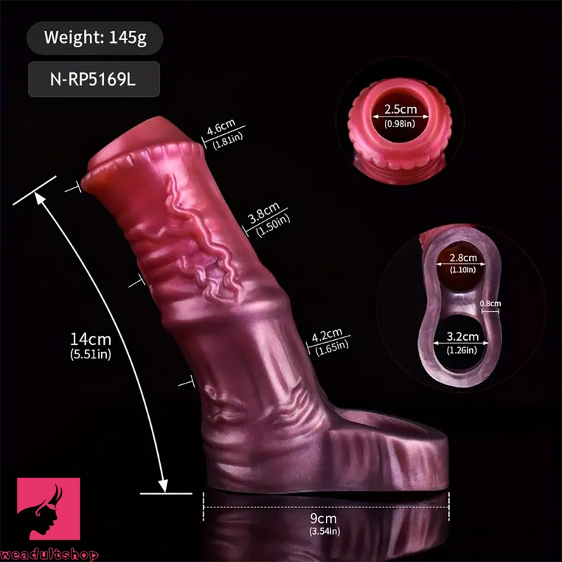 3.54in 4.72in 5.51in Animal Horse Cock Sleeve Enlargement Dildo