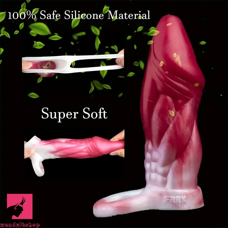 6in Monster Penis Sleeve Soft Silicone Penis Extender Hollow Dildo