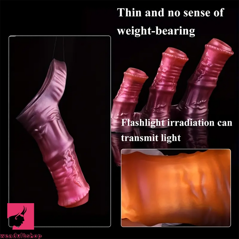 3.54in 4.72in 5.51in Animal Horse Cock Sleeve Enlargement Dildo