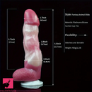 6.9in-9.1in Monster Fantasy Silicone Odd Soft Dildo For Women Sex