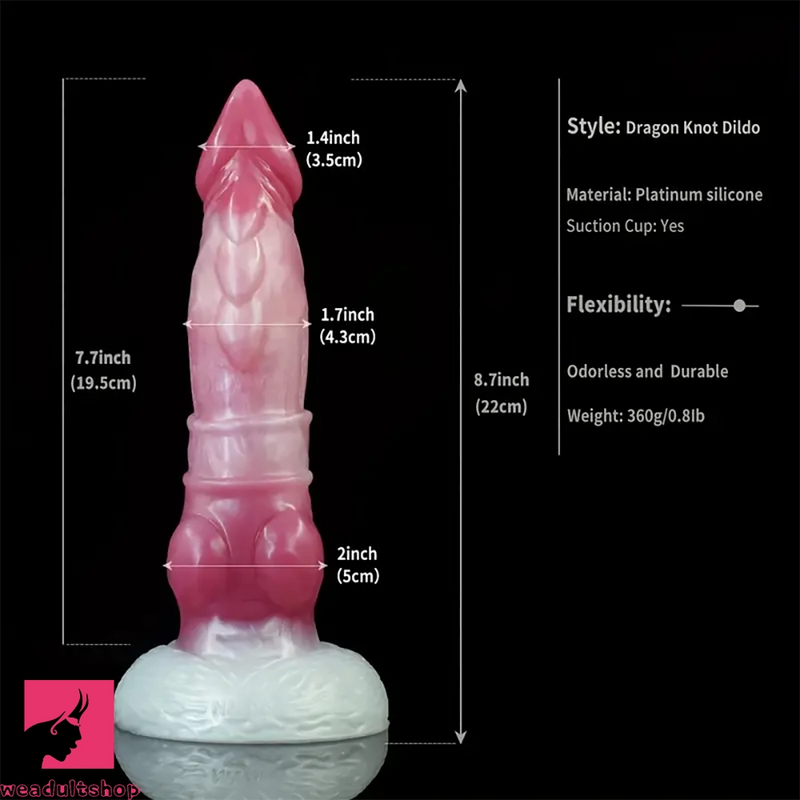 6.9in-9.1in Monster Fantasy Silicone Odd Soft Dildo For Women Sex