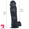 10in Big Silicone Soft Cock Thick Lifelike Skin Touching Strap on Dildo