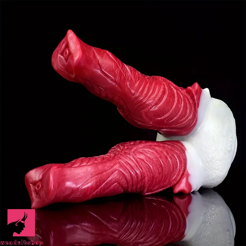 8.66in Realistic Monster Odd Liquid Silicone Double-Ended Real Dildo