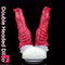 8.66in Realistic Monster Odd Liquid Silicone Double-Ended Real Dildo