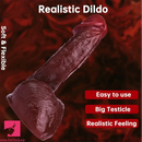 7.2in 7.3in Soft Flexible Liquid Silicone Realistic Penis Dildo Adult Toy