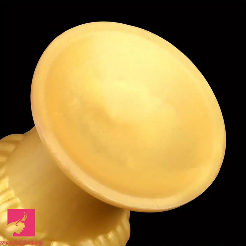 5.9in 6.7in 8.07in Silicone Corn Anal Plug Golden Fat Thick Real Dildo