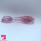 5.11in Glass Spiral Sharp Head Dildo With Heart Base Love Adult Toy