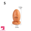 3.54in 5.12in 6.5in 7.52in Soft Silicone Small Clit Dragon Egg Dildo