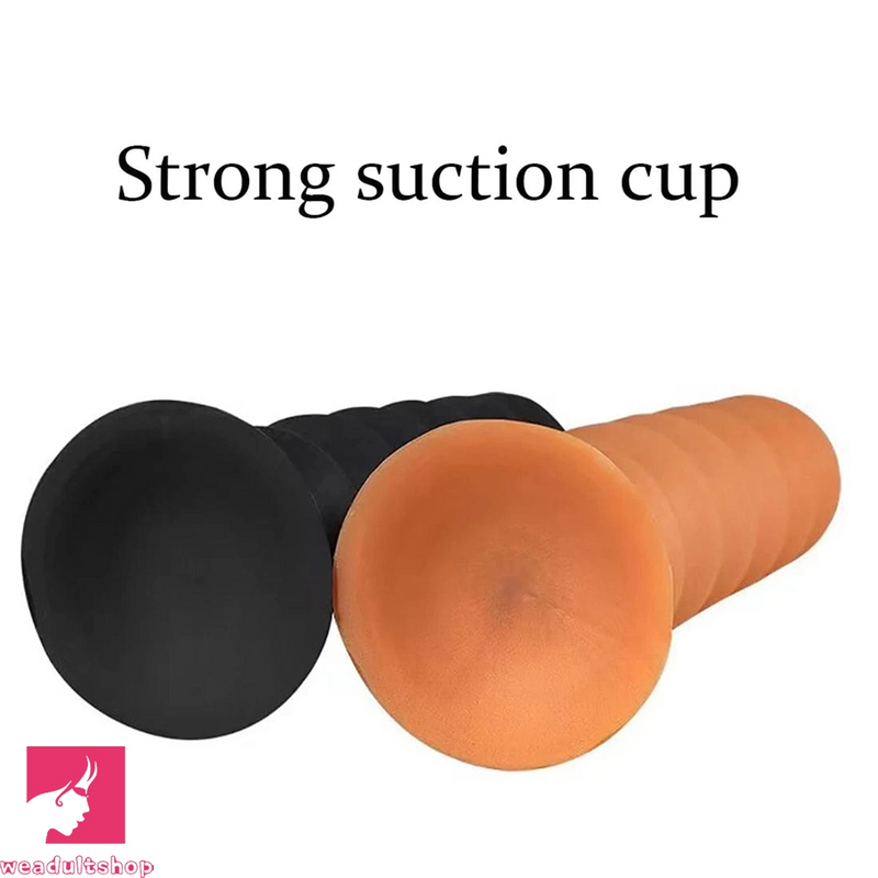 9.84in 11.81in 13.78in Thread Spire Large Soft Cock Anal Butt Plug Dildo