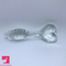 5.11in Glass Spiral Sharp Head Dildo With Heart Base Love Adult Toy