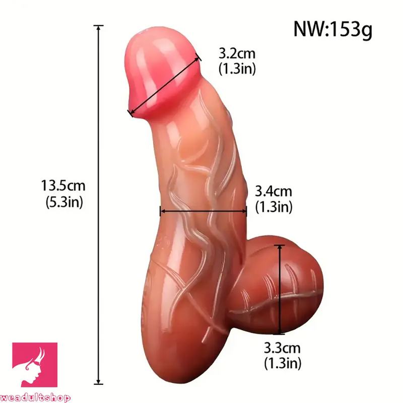 Multiple Sizes Realistic Soft Silicone Real Feeling Dildo For Anal Sex