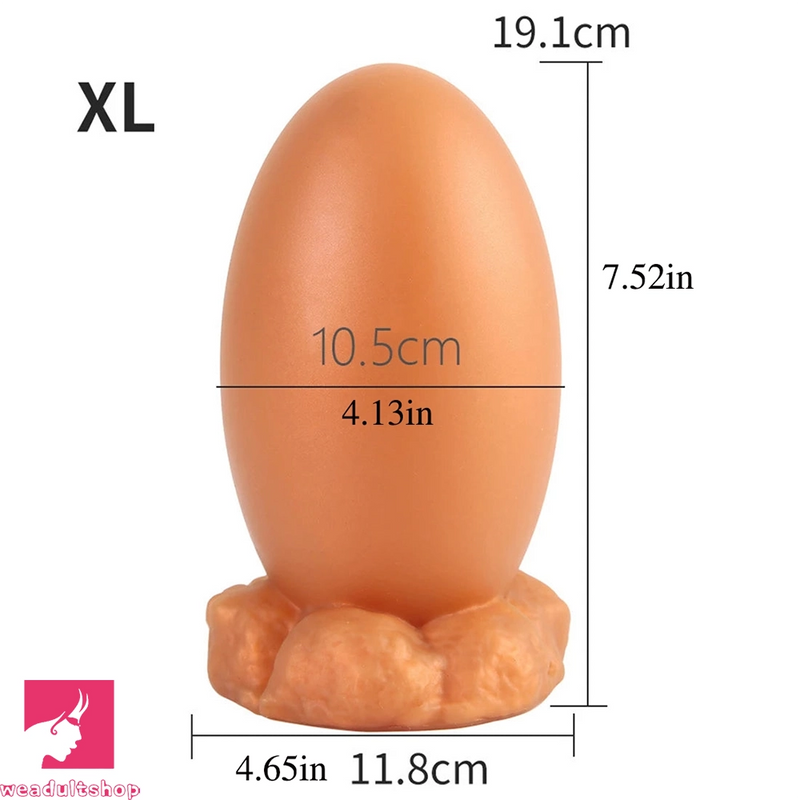 3.54in 5.12in 6.5in 7.52in Soft Silicone Small Clit Dragon Egg Dildo