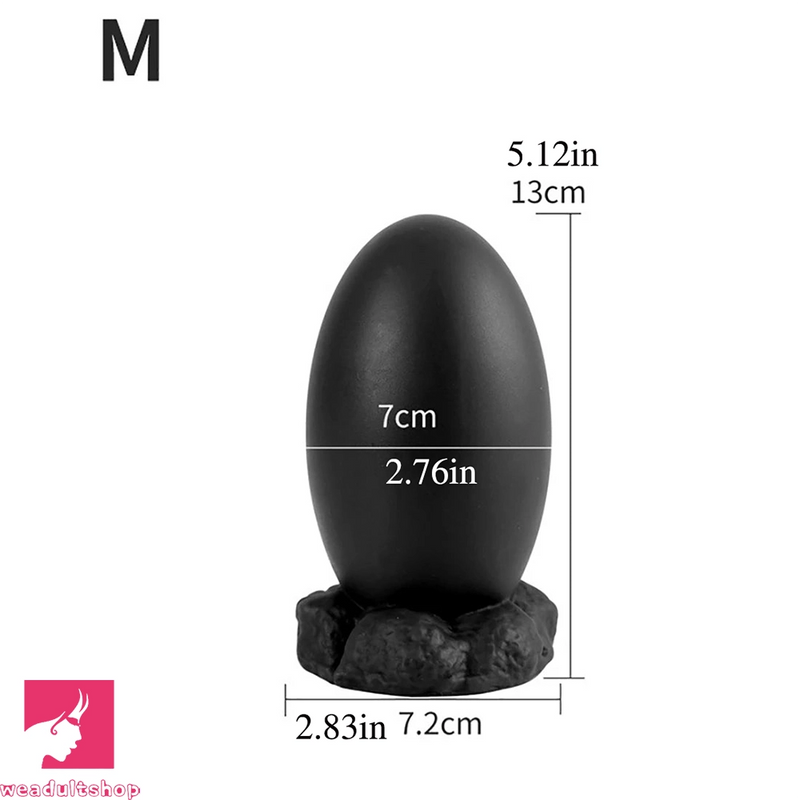 3.54in 5.12in 6.5in 7.52in Soft Silicone Small Clit Dragon Egg Dildo