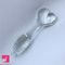 5.11in Glass Spiral Sharp Head Dildo With Heart Base Love Adult Toy