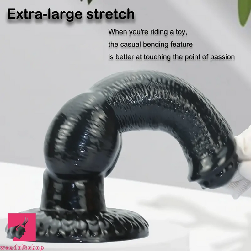 8.85in Realistic Animal Dog Knotted PVC Big Dildo For Women Sex