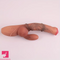 8.46in Fantasy Realistic Big Silicone Real Dildo With Large Knots Veins